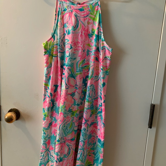 Medium Lily Pulitzer “Margot” dress. High neck with tie in the back - Picture 1 of 3